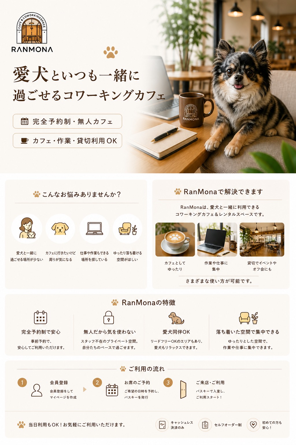 コワーキングカフェ
